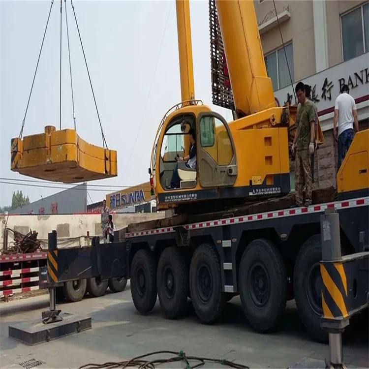 金溪县当地吊车出租|机器吊装|75吨|工厂搬迁服务